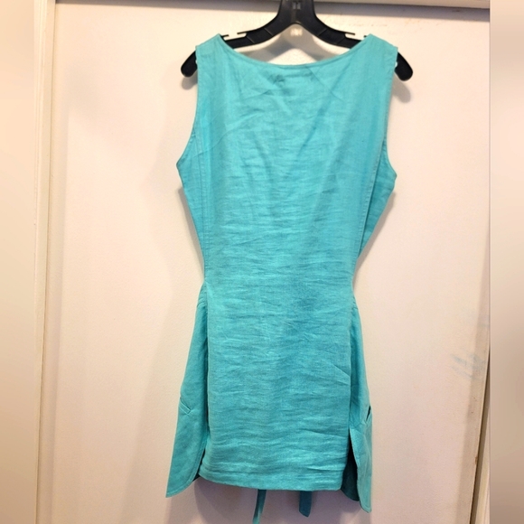 *Isaac Mizrahi* Linen wrap dress - Picture 3 of 4